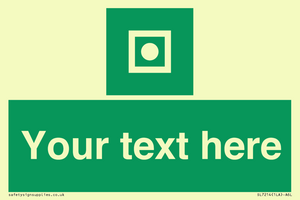 Custom sign safe condition Shipboard general alarm